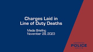 Charges Laid in Line of Duty Deaths
