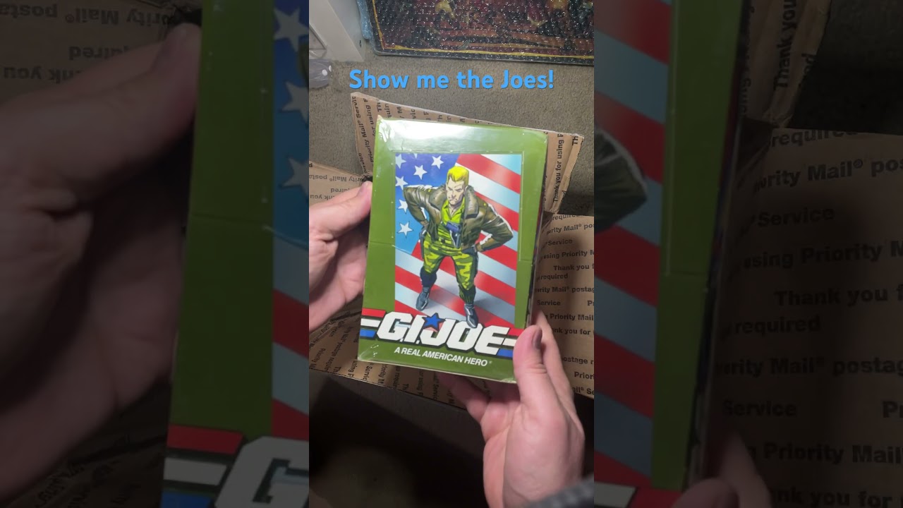 Box of GI Joes gets unleashed! 