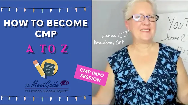 CMP Info Session: How to Become a CMP from A to Z