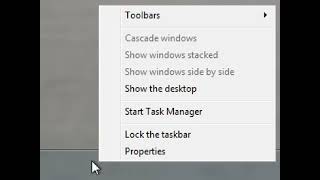 Lock the Taskbar
