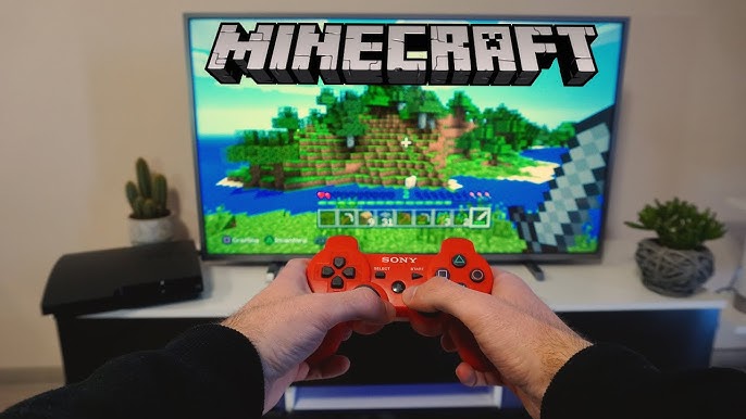 Playing Minecraft Online on Playstation 3 in 2022 