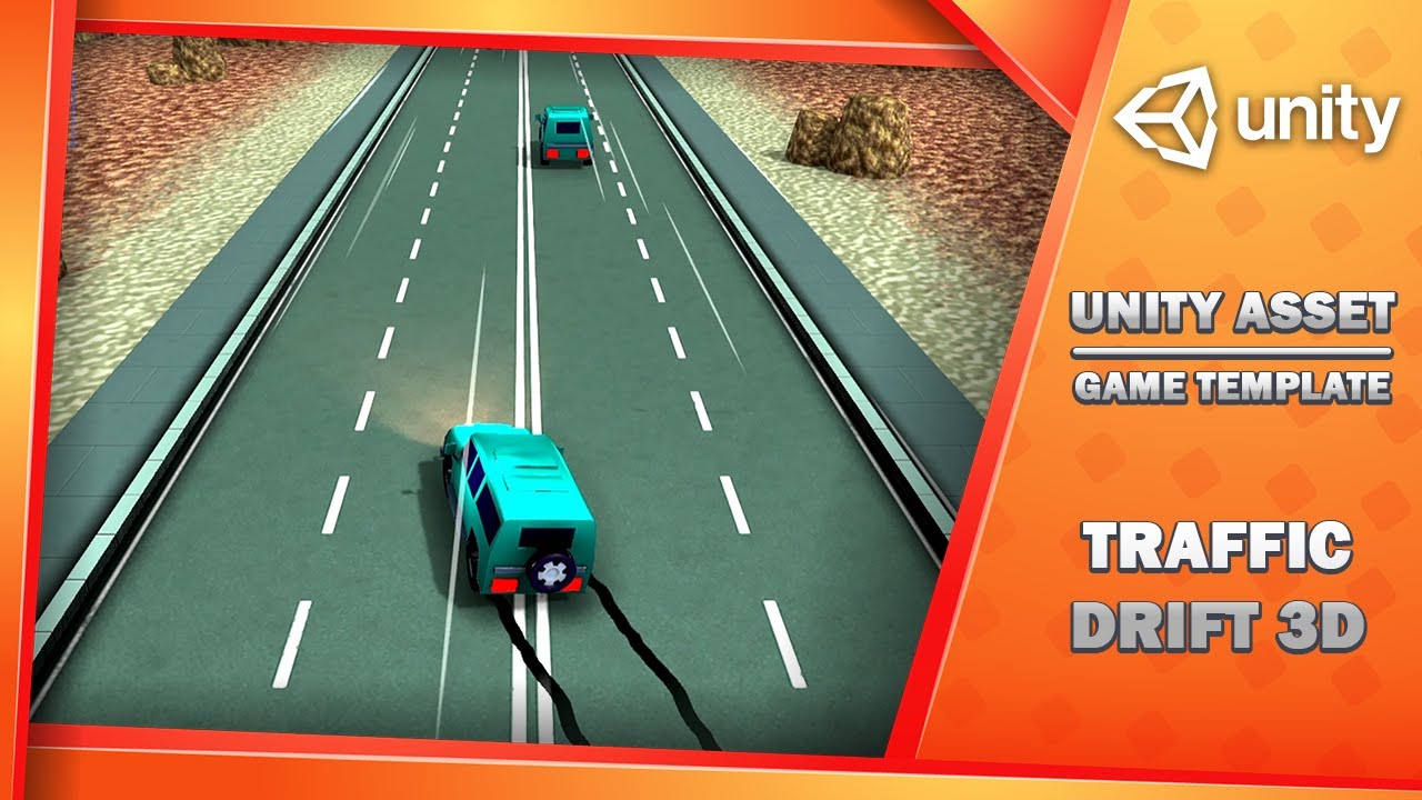 Traffic Drift 3D - Game Template, video preview 2
