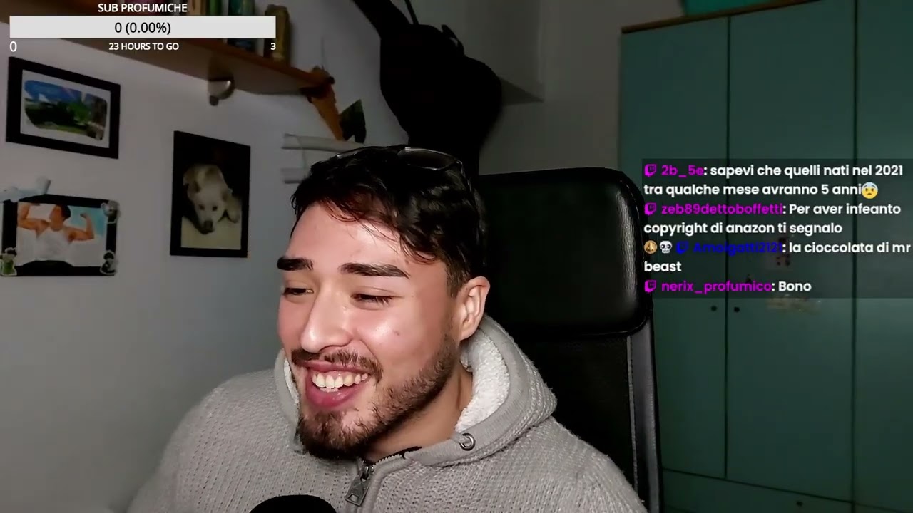 Reaction Dieffica e amongussata con la chat