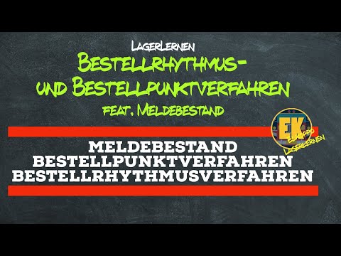 Bestellrhythmus- und Bestellpunktverfahren