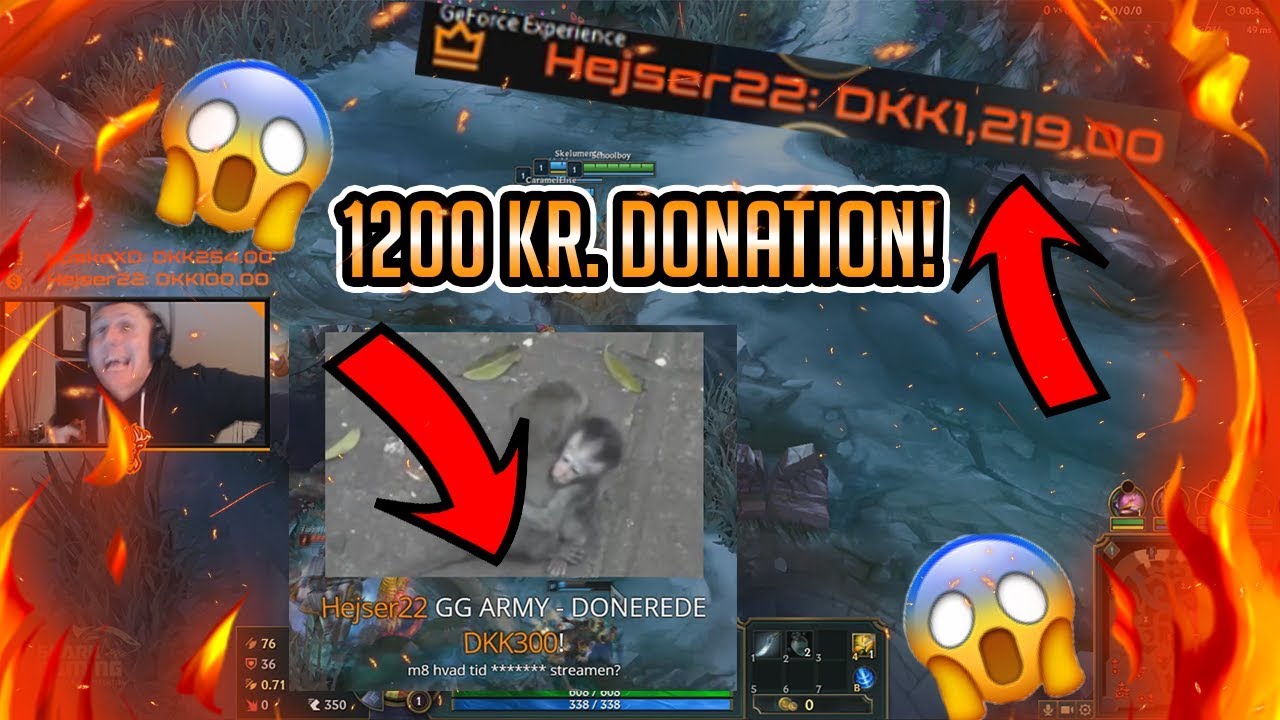 FÅR DONERET 1.200 KR AF HEJSER22!!!