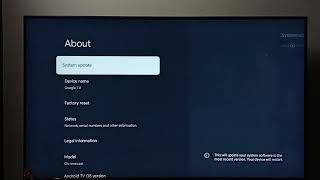 TCL Smart Google TV : How to Download and Install Software Update - Install New Firmware screenshot 4
