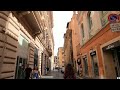 Walk street Italy Rome 4K