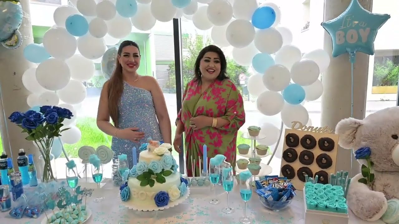 babyshower vlog |جشن بیبی شاور |😍🧸