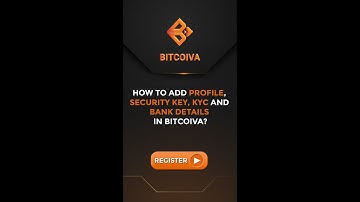 How To verify KYC and Bank Account in Bitcoiva?