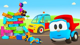 cars and trucks at the airport car cartoons for kids leo the truck new episodes
