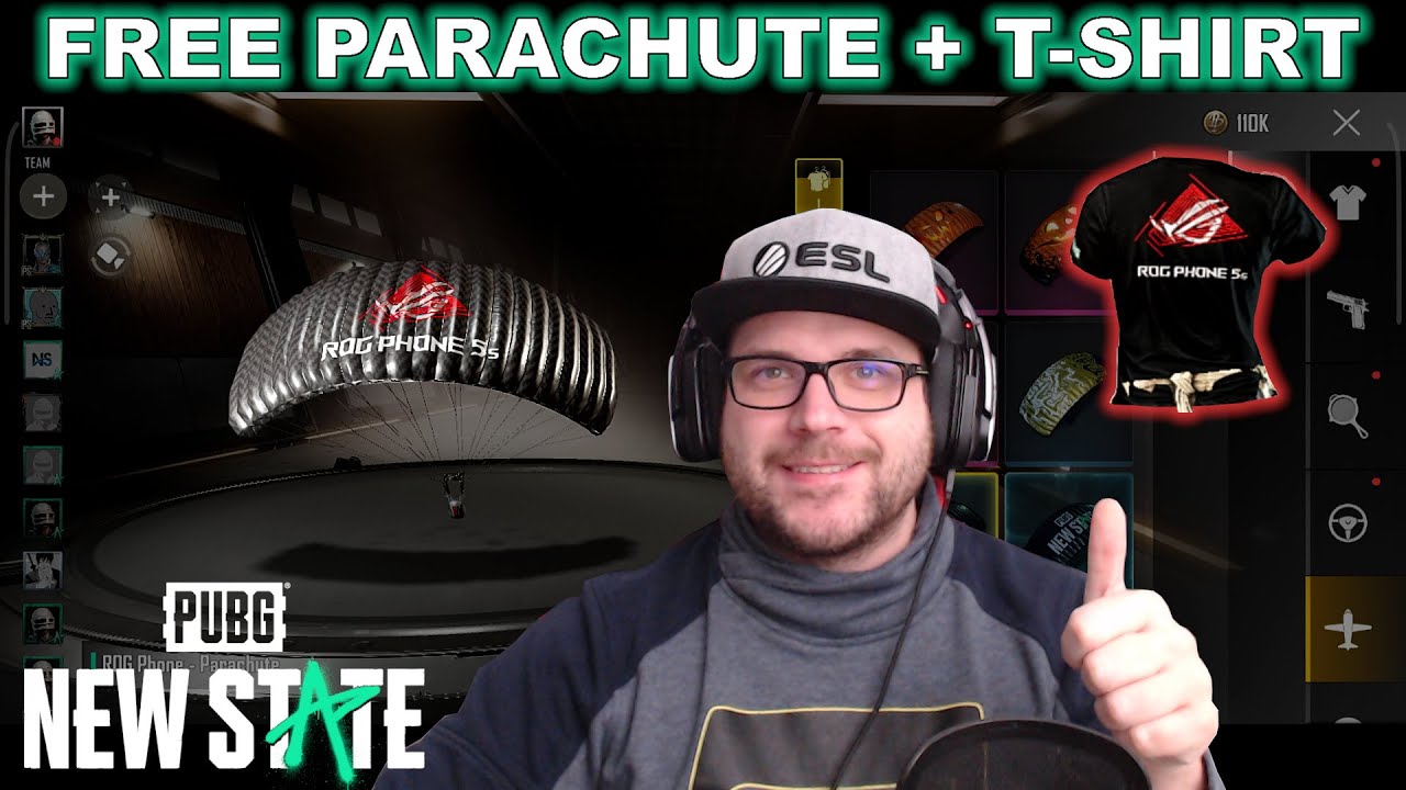 Бесплатный ROG PHONE 5S Parachute + футболка (рабочая) | Новый государственный мобильный телефон