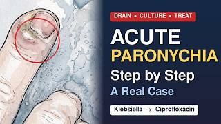 Acute Paronychia: Incision & Drainage Step by Step (Real Case)