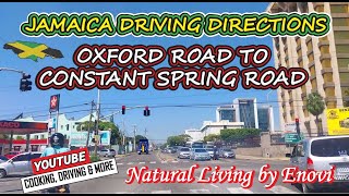 66.5 OXFORD ROAD to CONSTANT SPRING via HALF WAY TREE Jamaica Driving Directions #kingston #jamaica
