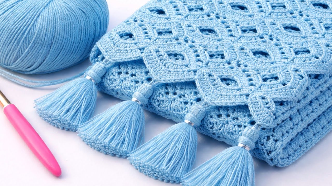 ИДЕАЛЬНО👌 Новейшая модель вязаного крючком жилета-шаля ✔️ Вязание крючком