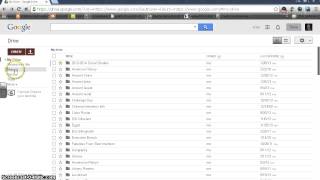 Google Drive layout