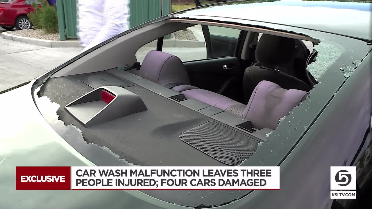 Car wash malfunction leaves 3 people injured, 4 cars damaged YouTube