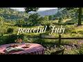 a peaceful july vibes ☀️ soft piano music for reading, studying & deep focus
