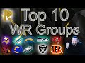 Top 10 WR Groups- Which teams have the best trio of wide receivers in the NFL?