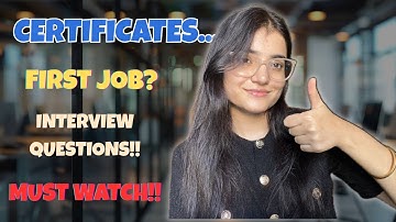 How I Cracked My First Job Interview as an ACCA Student | Certifications + Interview Questions #acca