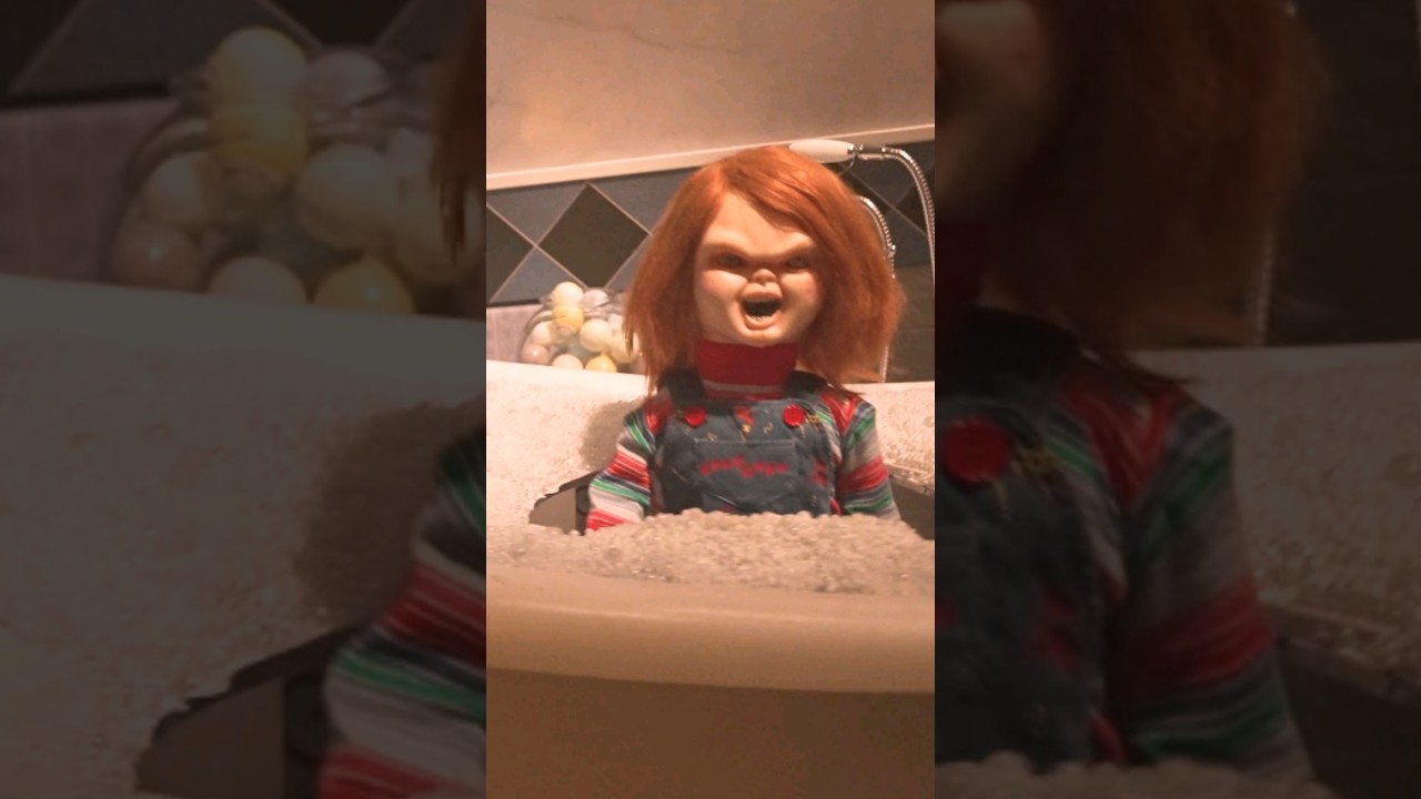 CHUCKY's Bath Time #hauntedhouse #halloween #universalstudios #hhn