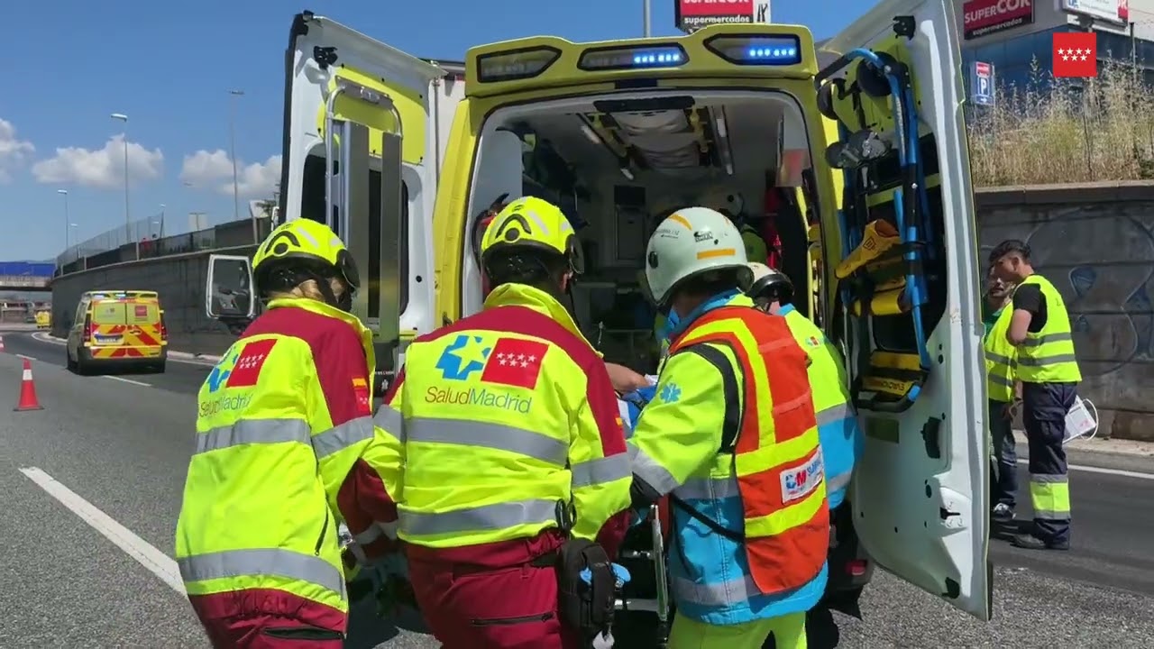 Accidente de tráfico en A-6 Km. 38,5. Collado Villalba