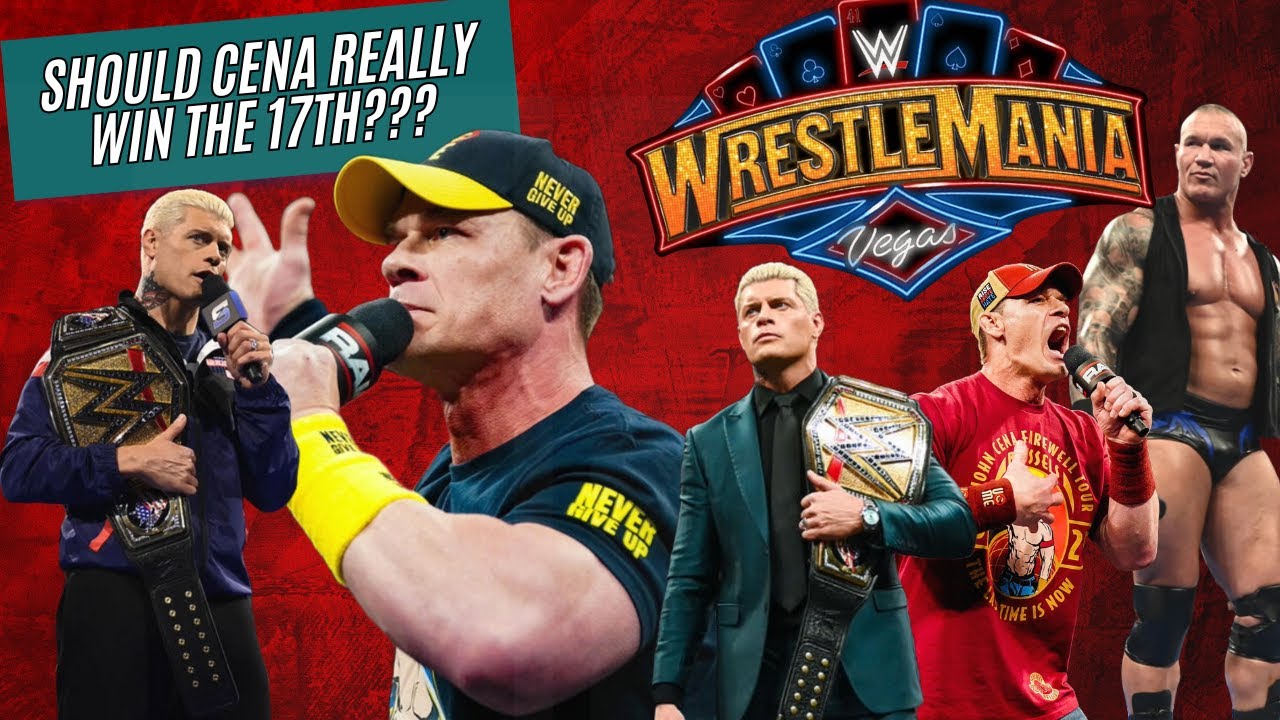SHOULD JOHN CENA BREAK RIC FLAIR'S RECORD AT WRESTLEMANIA 41?!?