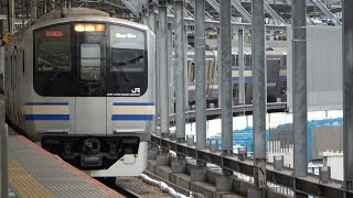 2021/01/05 横須賀線 E217系 Y-101+Y-18編成 武蔵小杉駅 | JR East Yokosuka Line: E217 Series Y-101+Y-18 Set