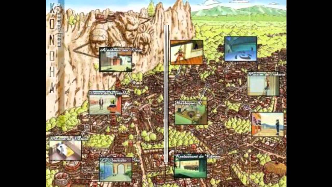 Карта конохи на русском