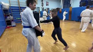 Training of Kyokushinkai karate
