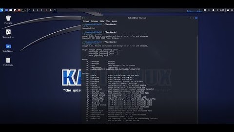 Encriptar y Desencriptar un archivo en KALI LINUX