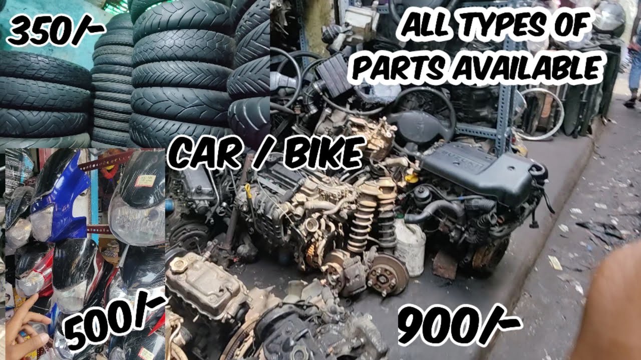 KOLKATA's Cheapest second hand Motorcycle parts market 😱 YouTube