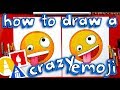 How To Draw The Crazy Face Emoji 🤪