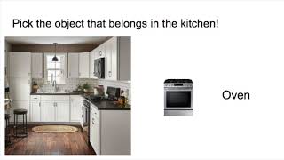 Vocabulary: Objects and Locations (Where does each object belong?)