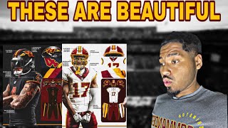 THE WASHINGTON COMMANDERS NEW UNIFORMS ARE BEAUTIFUL….😍