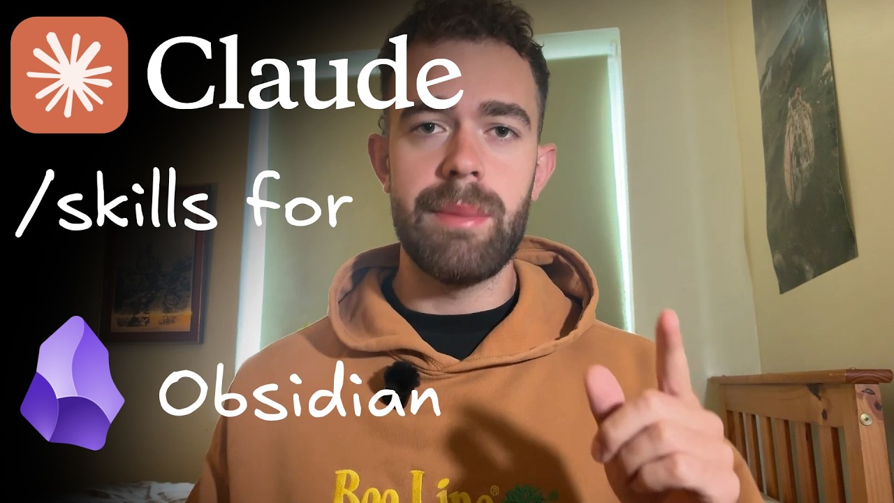 5 Claude Code Skills I Use in Obsidian Every Day - YouTube