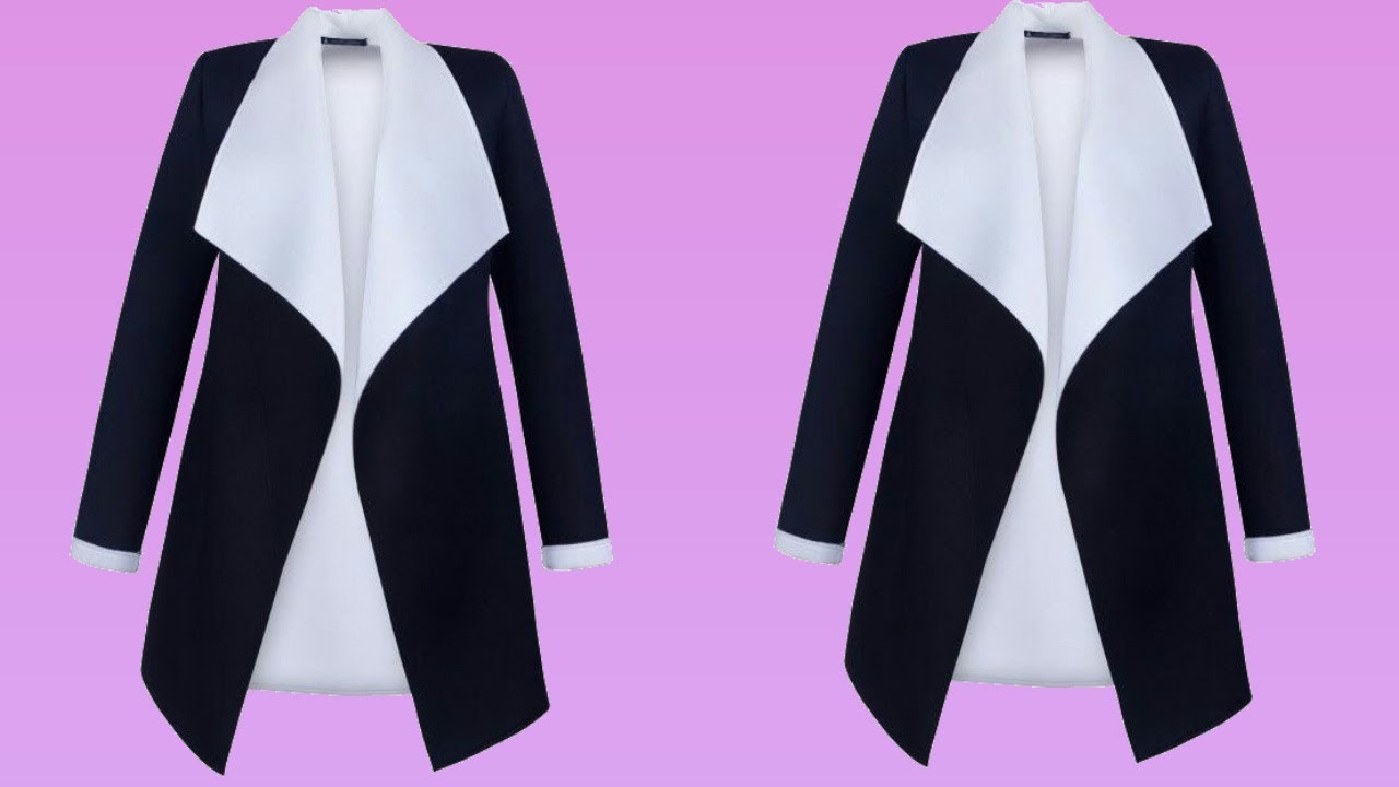 #ملابس_الشتاء#جاكيت كول شال عريض