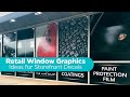 Retail window graphics  ideas for store window decals