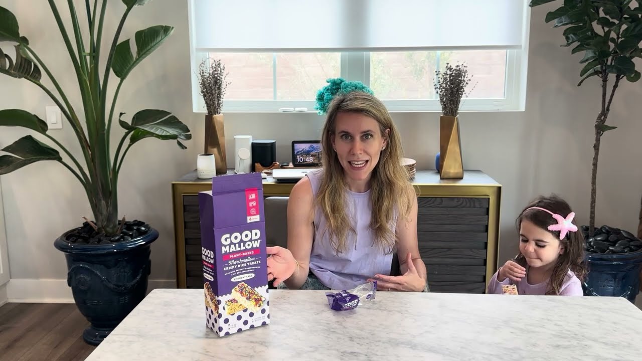 GoodMallow Vegan Rice Crispy Treats Individually Wrapped Box of 6