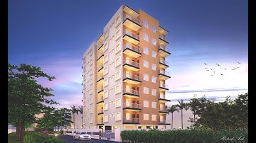 Day to night Render Time lapse Animation..#amazingarchitecture