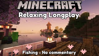 Relaxing Minecraft Fishing Longplay [No Commentary]