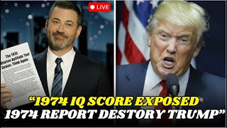 Jimmy Kimmel Unseals The Trump’s 1970 IQ Wharton Aptitude Test Genius Think Again