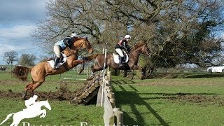 Alice Pearson & Defender Cupid Stunts Compete At The Worcester Hunt Team Chase 23Rd March 2014