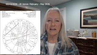 JD Vance Astrology for February - May 2026