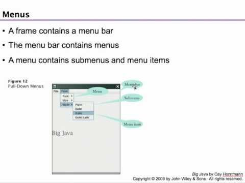 GUI 3/3: Menus and Sliders