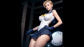 [4K Ai Art] Sailor Uranus cosplay Girl【LOOKBOOK】美少女戰士(水手天王星) #aiart #lookbook #beauty #art #AI