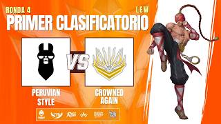 PERUVIAN STYLE vs CROWNED AGAIN - Primer clasificatorio - Split 1 - RONDA 4 #lew