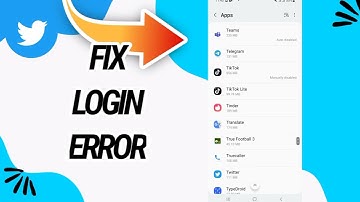 How To Fix And Solve Login Error On Twitter App
