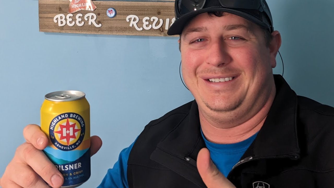 Highland Pilsner Review, from Highland Brewing Asheville NC, very well