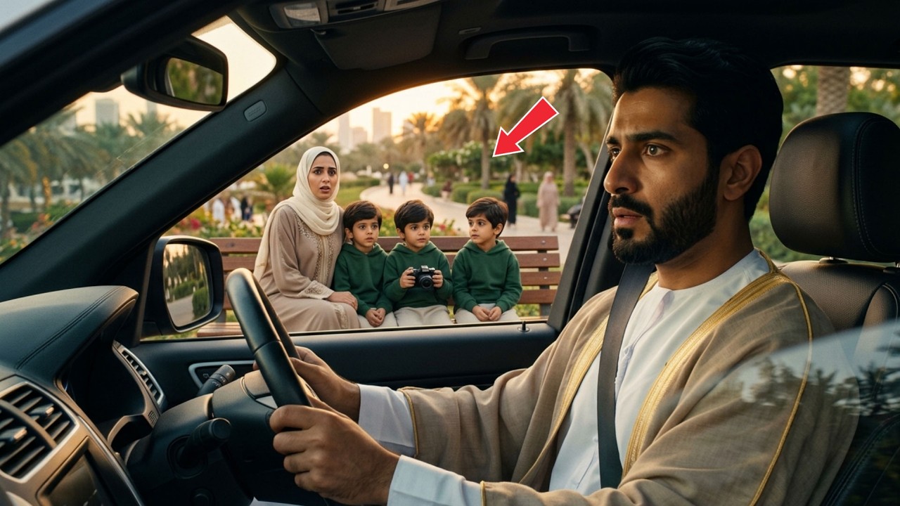 مِلْيُونِير يَرَى حَبِيبَتَهُ السَّابِقَةَ تَنْتَظِرُ مَعَ 3 أَطْفَالٍ يُشْبِهُونَهُ