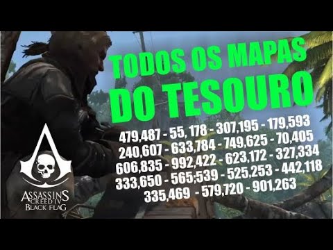 Assassins Creed 4 Black Flag - Mapa do Tesouro/Treasure Map (633,784) 